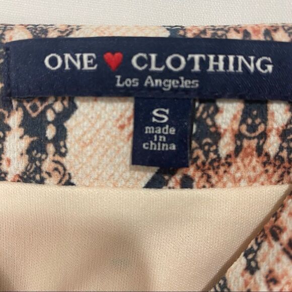 One Clothing Snake Print Spaghetti Strap Dress - Picture 4 of 4